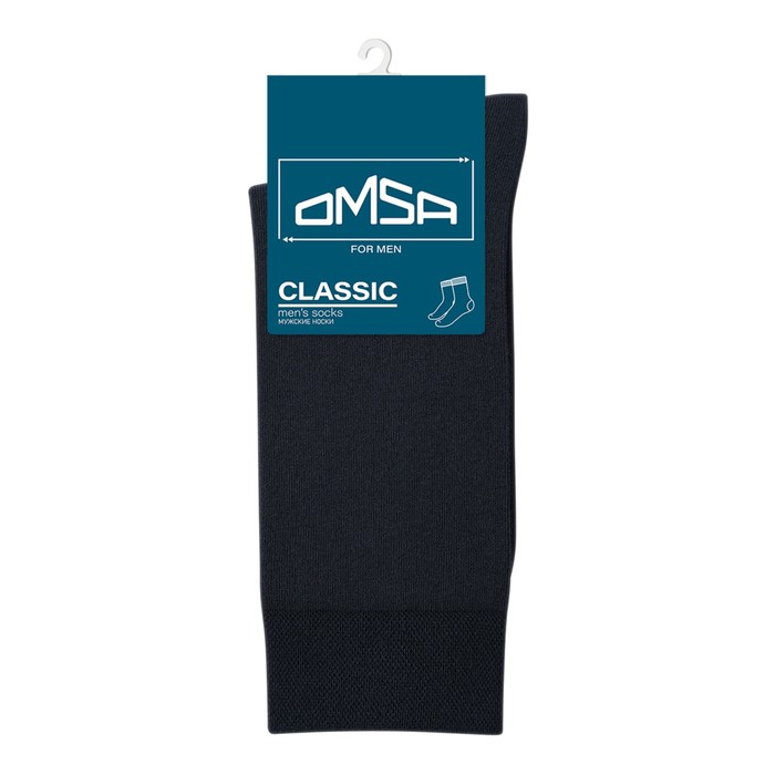 Носки мужские OMSA CLASSIC, размер 36-38, цвет blu