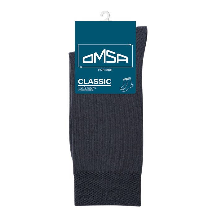 Носки мужские OMSA CLASSIC, размер 39-41, цвет grigio scuro