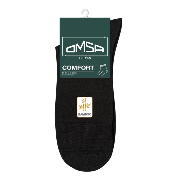 

Носки мужские Bamboo OMSA CLASSIC, размер 39-41, цвет nero