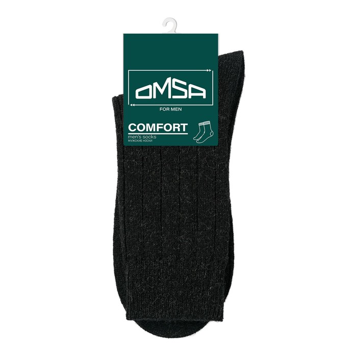 Носки мужские зимние OMSA COMFORT, размер 42-44, цвет grigio scuro носки мужские omsa classic размер 42 44 цвет grigio scuro