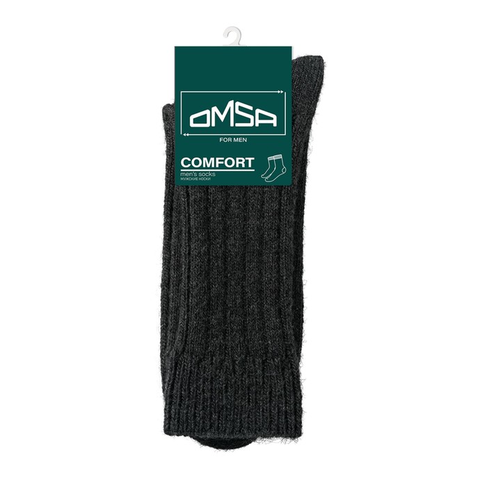 

Носки мужские тёплые OMSA COMFORT, размер 39-41, цвет grigio scuro melange