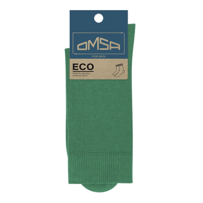 Носки мужские OMSA ECO, размер 39-41, цвет erba