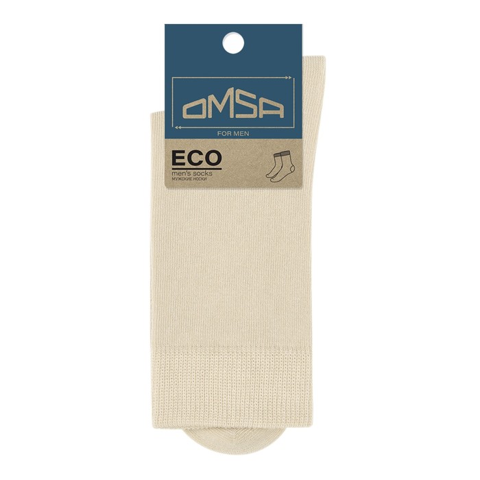 

Носки мужские OMSA ECO, размер 39-41, цвет latte