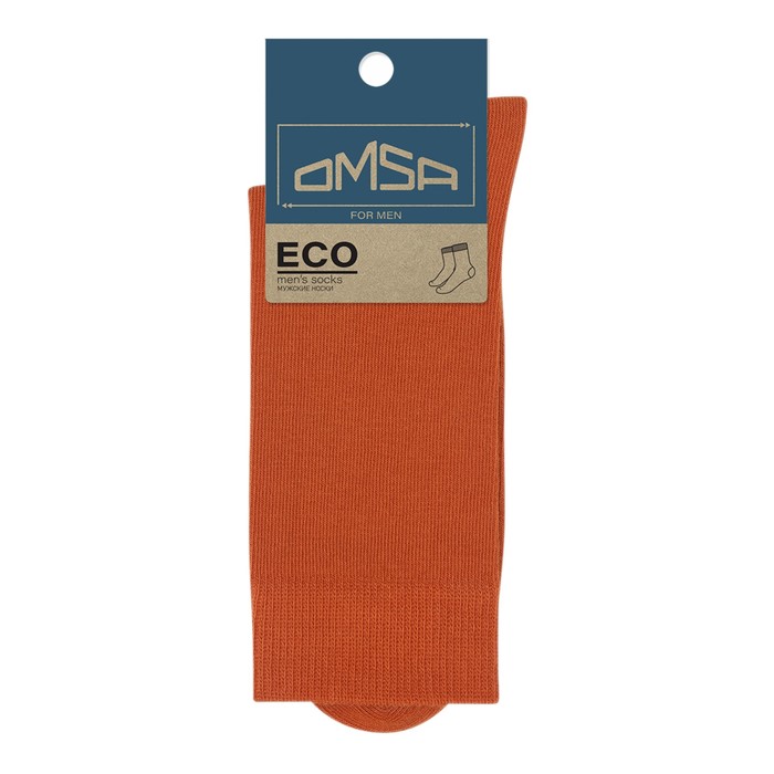 Носки мужские OMSA ECO, размер 39-41, цвет orange