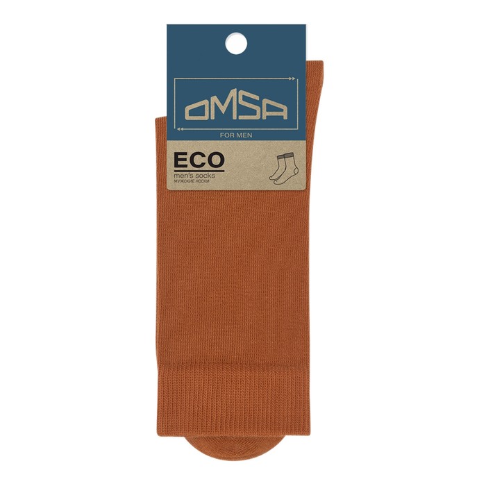 Носки мужские OMSA ECO, размер 39-41, цвет terracotta