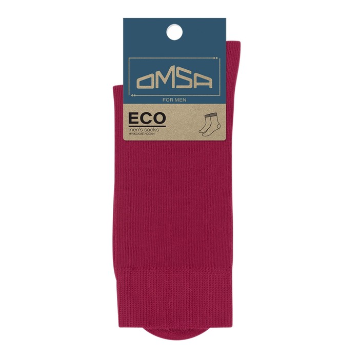 Носки мужские OMSA ECO, размер 42-44, цвет fuxia