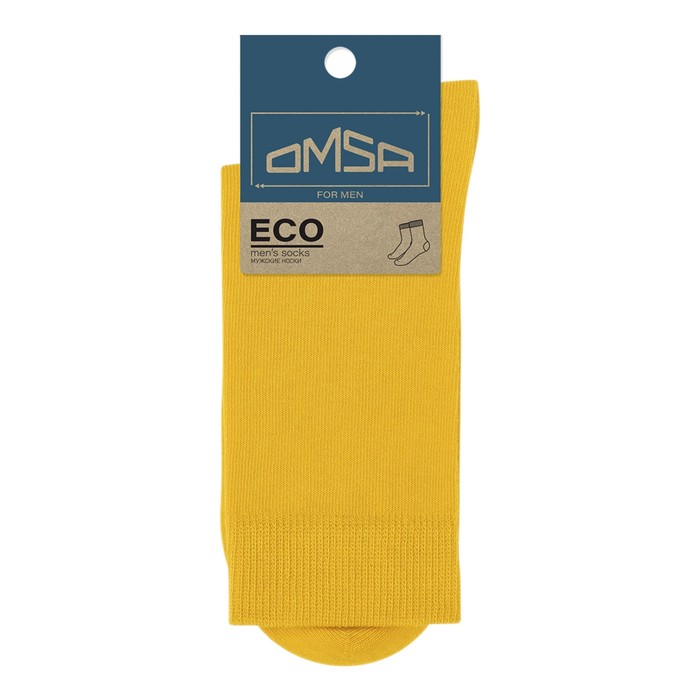 Носки мужские OMSA ECO, размер 45-47, цвет giallo носки классические omsa style 608 размер 45 47 giallo желтый