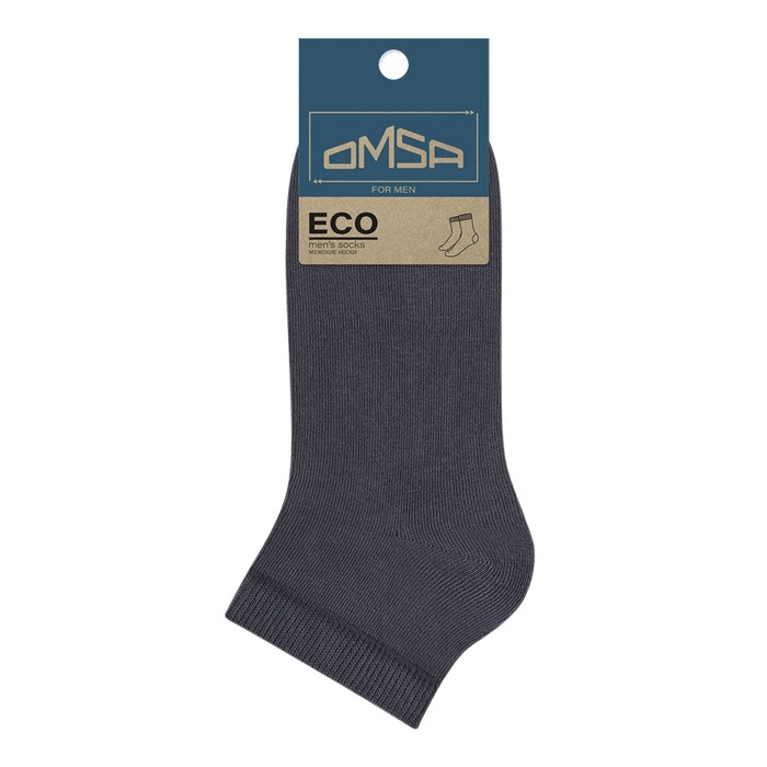 Носки мужские OMSA ECO, размер 39-41, цвет grigio scuro omsa носки мужские omsa eco гладь grigio scuro 39 41