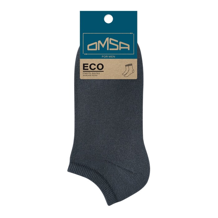 

Носки мужские укороченные OMSA ECO, размер 42-44, цвет grigio scuro