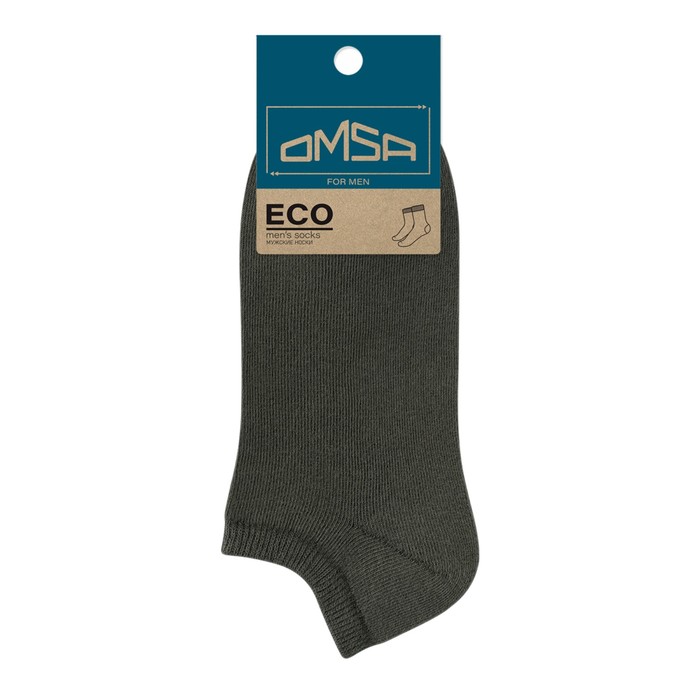 Носки мужские укороченные OMSA ECO, размер 45-47, цвет militari