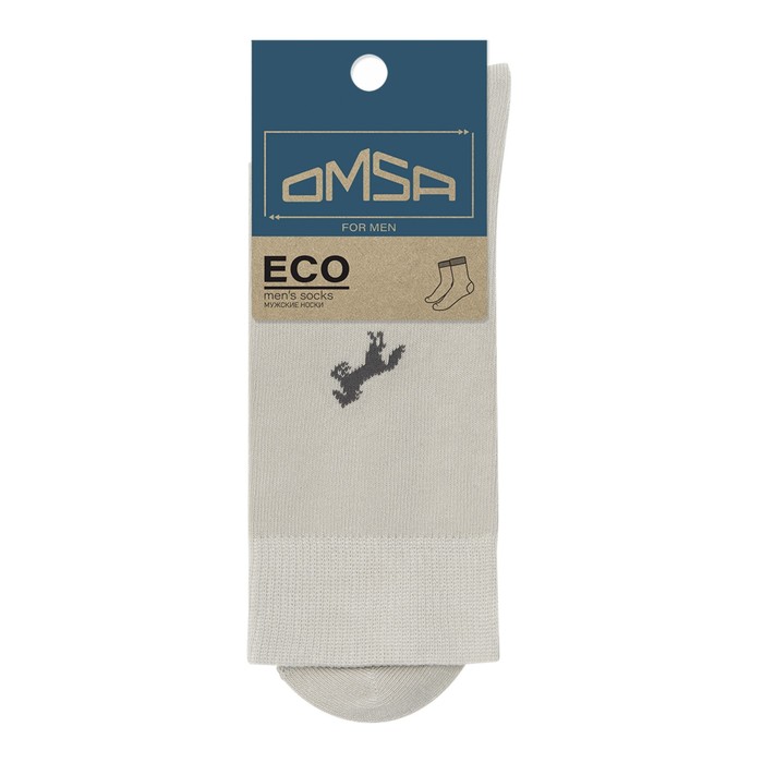 Носки мужские OMSA ECO, размер 45-47, цвет grigio chiaro