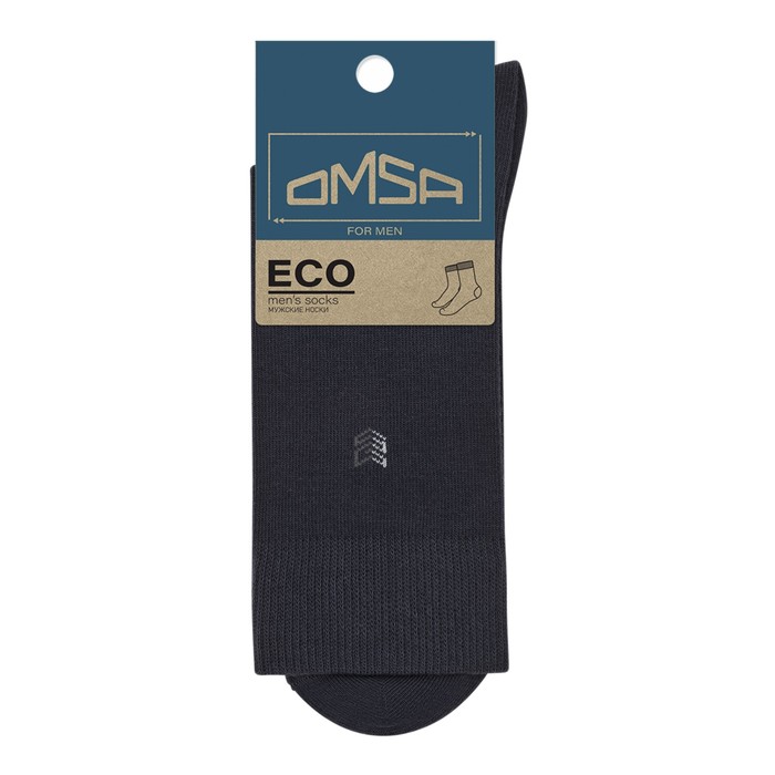 Носки мужские OMSA ECO, размер 39-41, цвет grigio scuro omsa носки мужские omsa eco гладь grigio scuro 39 41