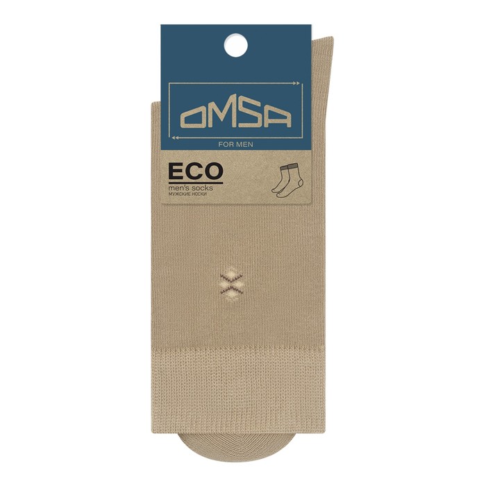 Носки мужские OMSA ECO, размер 39-41, цвет beige