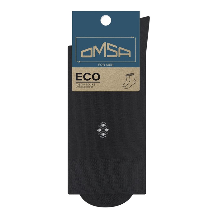 Носки мужские OMSA ECO, размер 42-44, цвет nero