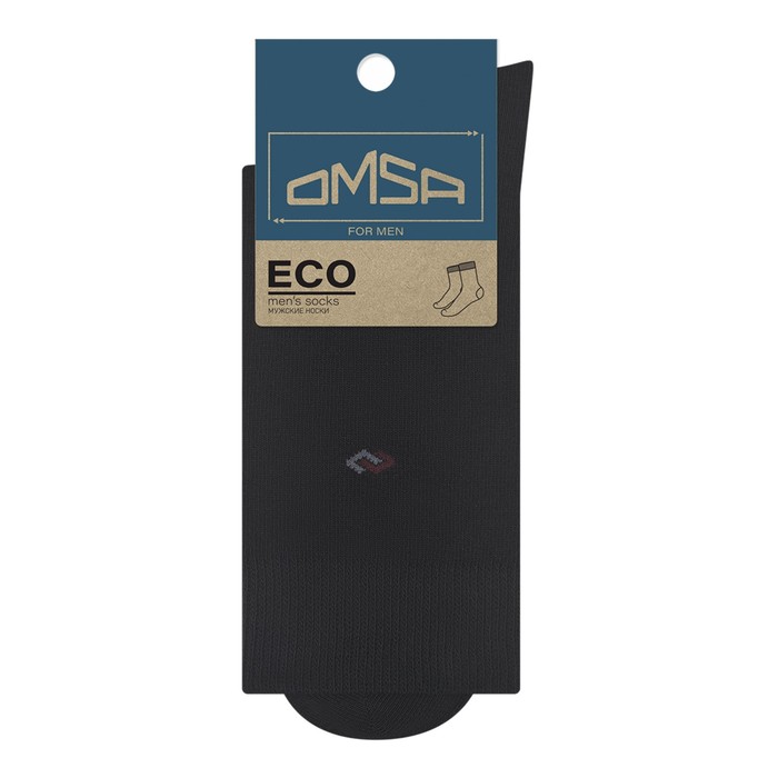 Носки мужские OMSA ECO, размер 45-47, цвет nero носки omsa nero 45 47