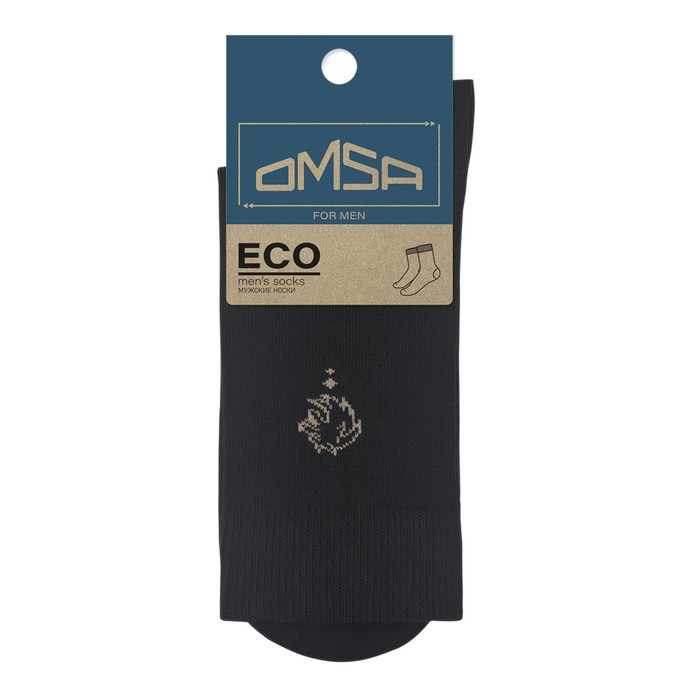 Носки мужские OMSA ECO, размер 39-41, цвет nero