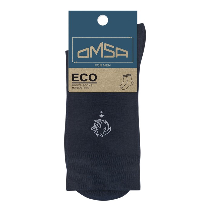 Носки мужские OMSA ECO, размер 45-47, цвет blu