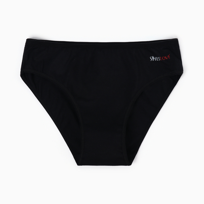 

Трусы женские слипы Sheslove, цвет черный, размер 50-52 (2XL)