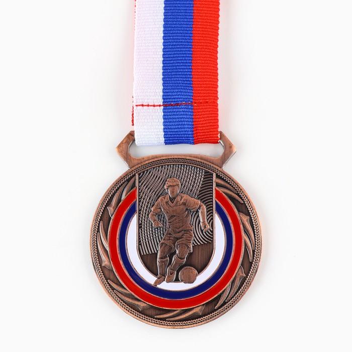 Медаль тематическая 197 «Футбол», бронза, d = 5 см медаль тематическая футбол бронза d 5 см
