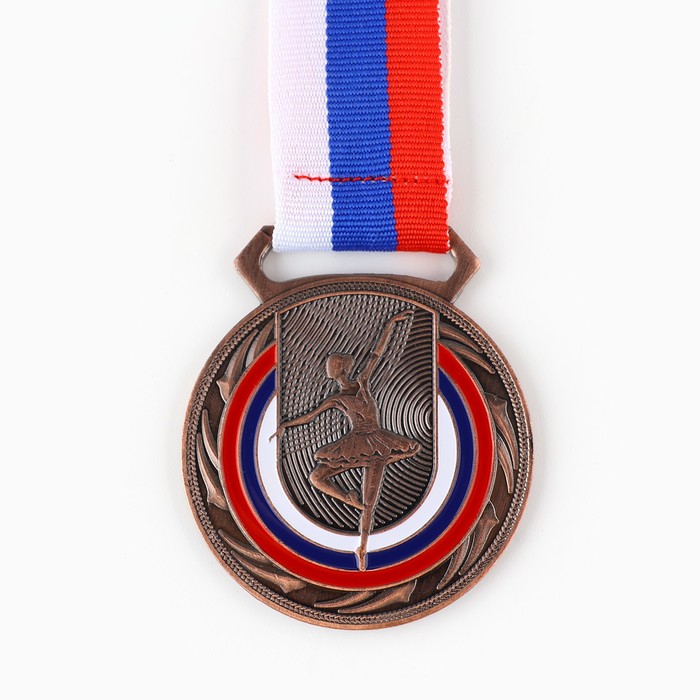 Медаль тематическая 198 «Балет», бронза, d = 5 см медаль тематическая футбол бронза d 5 см