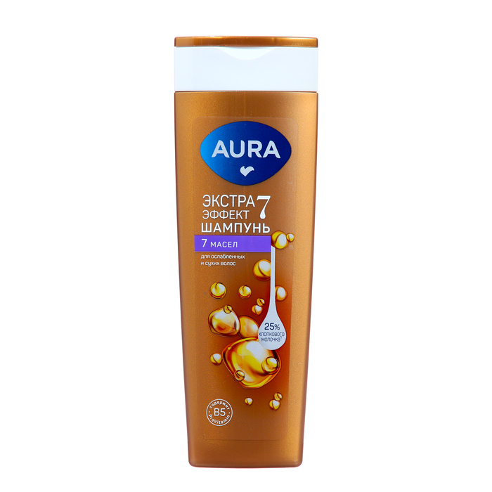 

Шампунь для волос AURA 7 масел, 380 мл