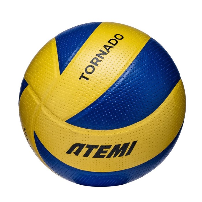 Мяч волейбольный Atemi Tornado (N), синтетическая кожа PVC, 8 панелей, клееный, окружность 65-67 см мяч волейбольный atemi weekend желт голубой р 5 65 6700000106907