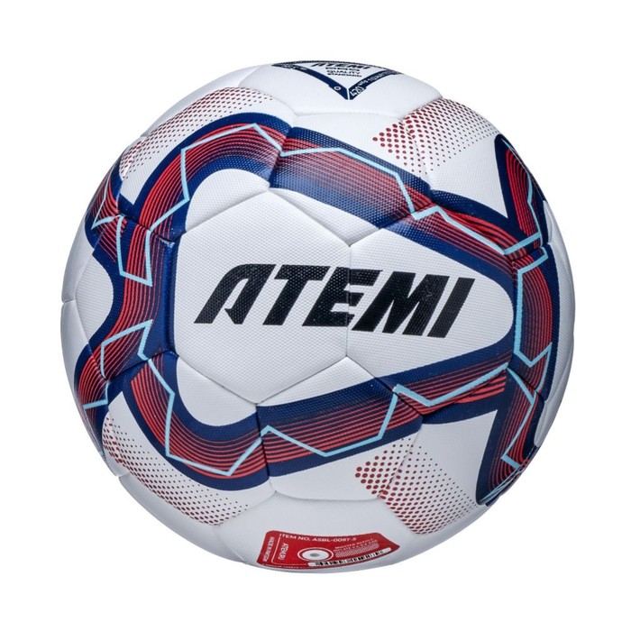 Мяч футбольный Atemi ATTACK MATCH, синт.кожа ПУ, Hybrid stitching, р.5, , окруж 68-70