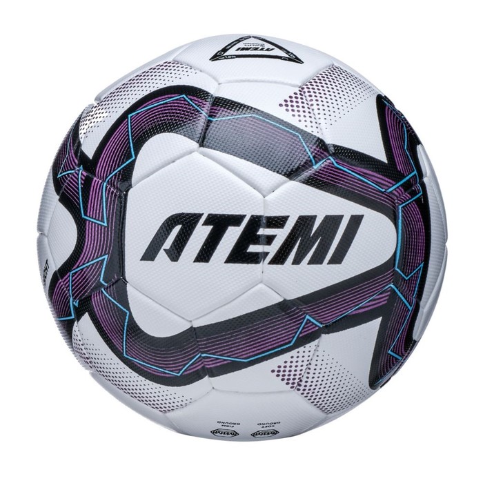 Мяч футбольный Atemi LEAGUE INSIGHT MATCH, синт.кожа ПУ, р.5, Thermo mould , окруж 68-70