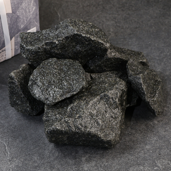 Оливин-Диабаз HARVIA 20 кг. Колотый камни для сауны габбро диабаз средняя фракция 20 кг