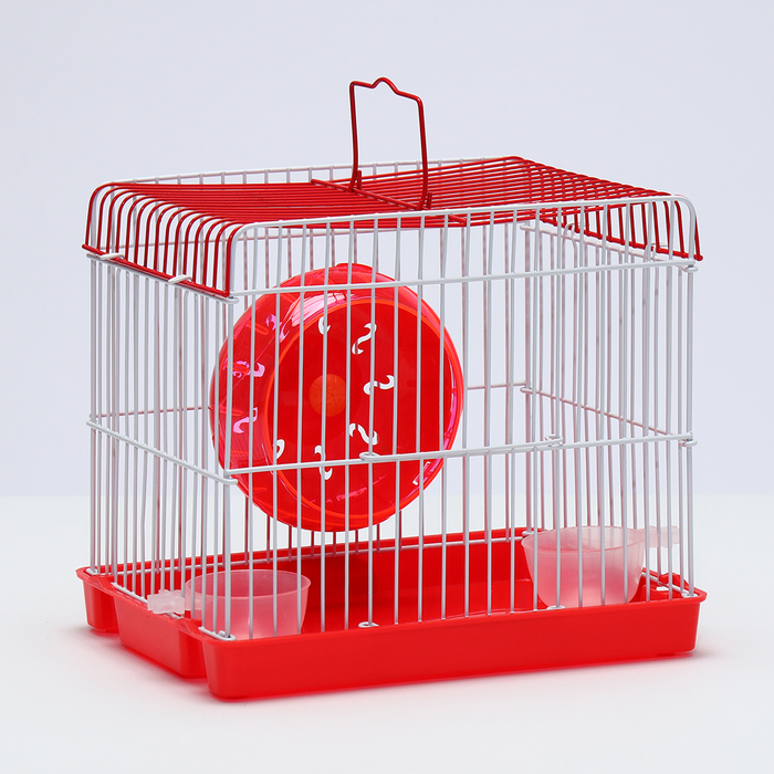 

Клетка для грызунов укомплектованная RT-2q, 22 х 16 х 20 см, красная (фасовка 30 шт)