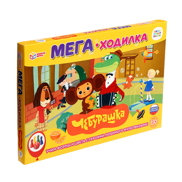 Настольная игра «Союзмультфильм. Чебурашка», 2-4 игрока, 3+