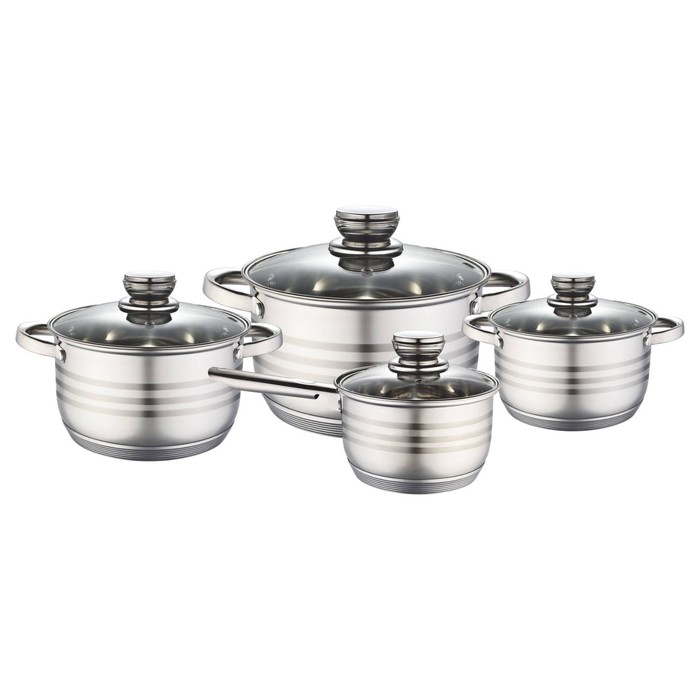 Набор посуды Bekker Premium, 8 предметов набор bekker de luxe 8 предметов bk 1455
