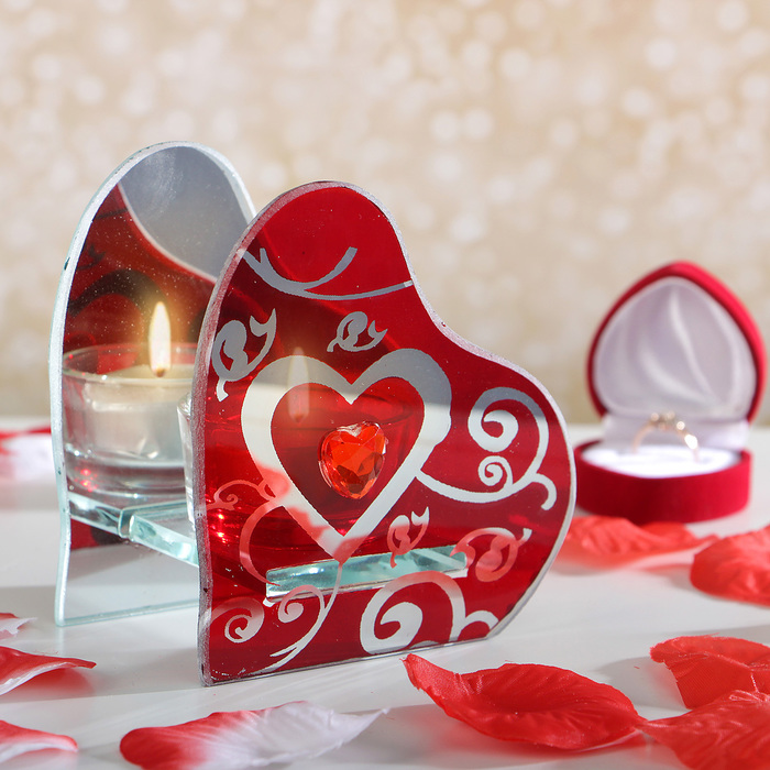 Подсвечник "Драгоценное сердце"