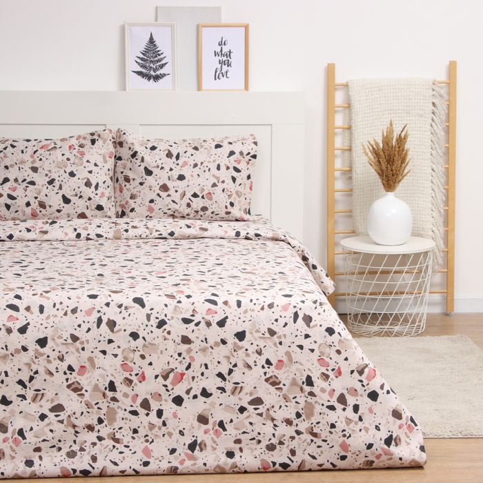 

Постельное бельё LoveLife евро "Мозайка" 225х215см, 240х220см, 50х70см-2шт, хлопок, бязь, 125г/м2
