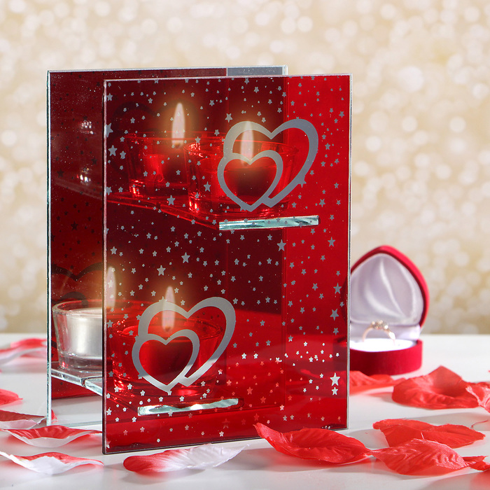 Подсвечник на 2 свечи "Перезвон сердец"