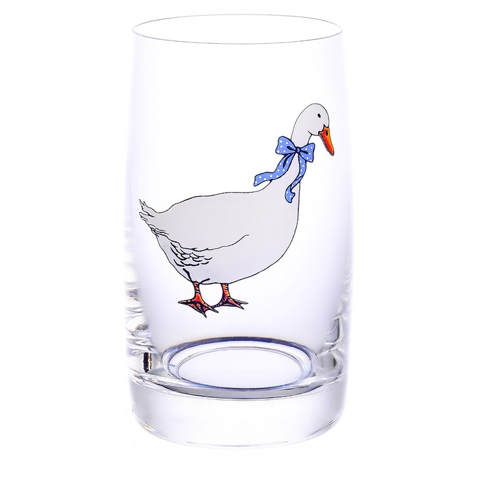 Набор стаканов для воды Crystalex «Идеал. Гуси», 250 мл, 6 шт цена и фото