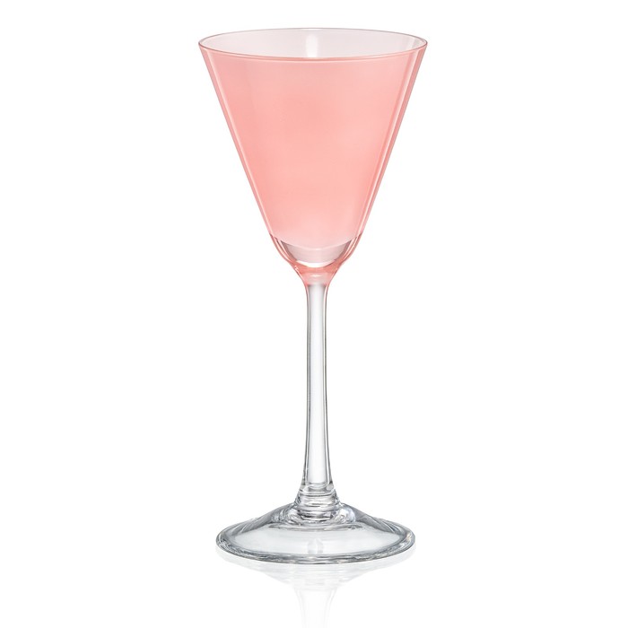 Набор рюмок Crystalex «Пралайн», 90 мл, 4 шт, цвет розовый набор рюмок пралайн 6 штук 55 мл стекло