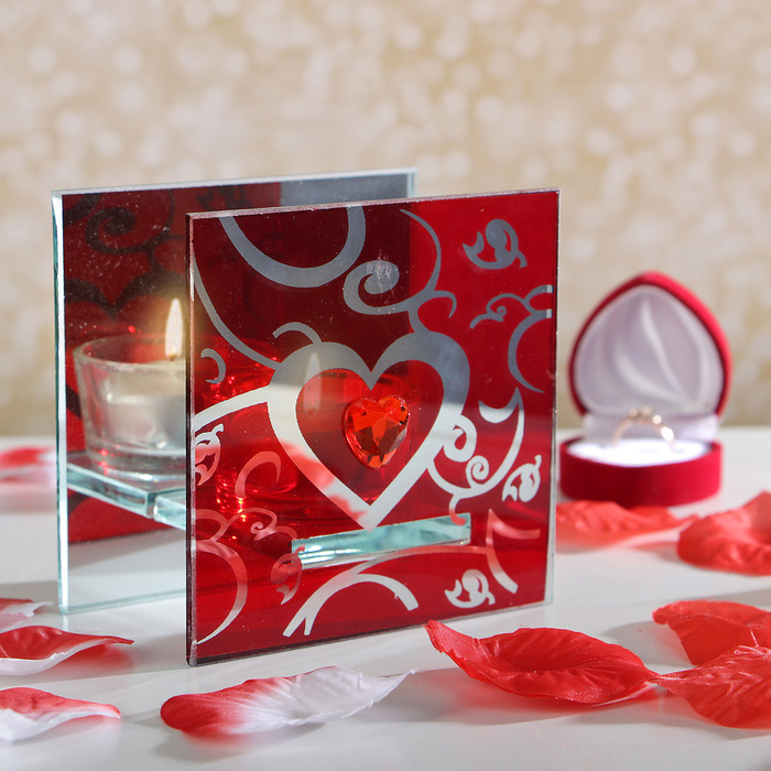 Подсвечник "Драгоценное сердце"