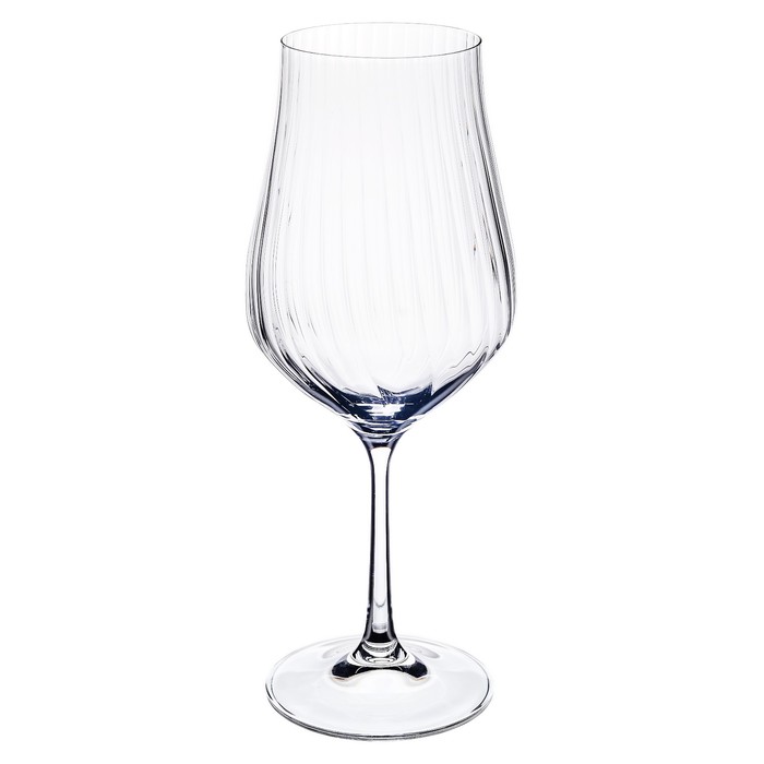 Набор бокалов для вина Crystalex «Тулипа. Оптика», 350 мл, 6 шт