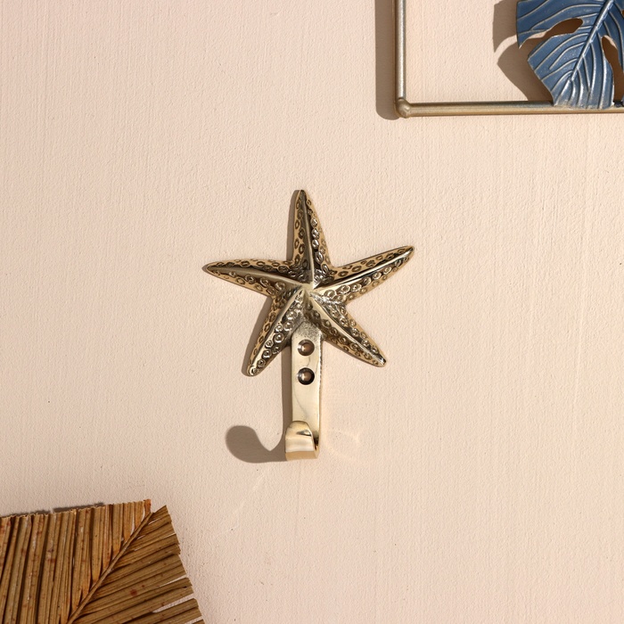 Крючок Звёздочкалатунь 10х8 см 344₽