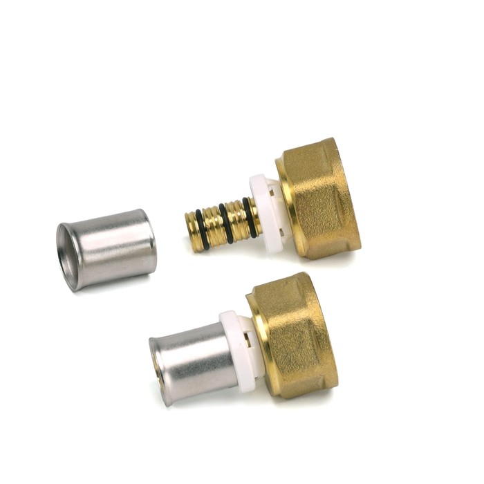 

Муфта-пресс RIIFO Omni, 1/2" x 16 мм, внутренняя резьба, латунь