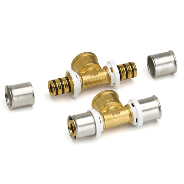

Тройник-пресс RIIFO Omni, d=26 x 1/2" x 26 мм, внутренняя резьба, латунь