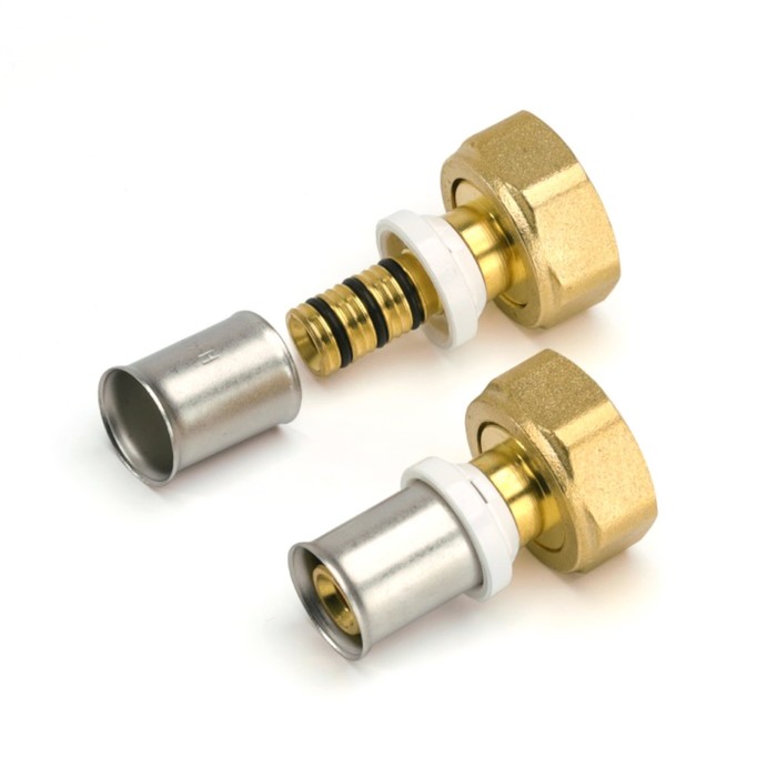 

Муфта-пресс RIIFO Omni, 3/4" x 16 мм, с накидной гайкой, латунь