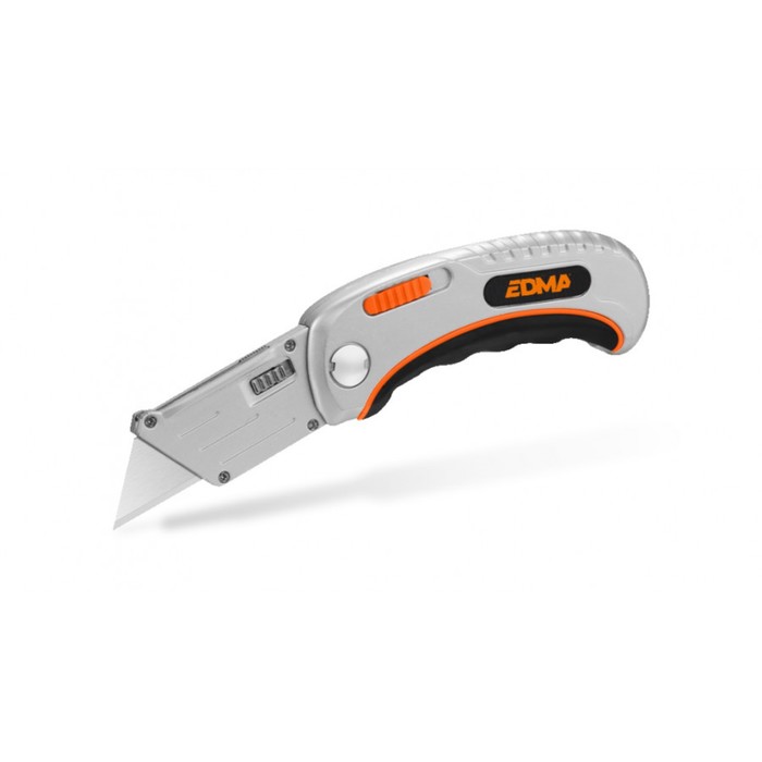 Нож EDMA 170255, складной, трапециевидное лезвие цена и фото
