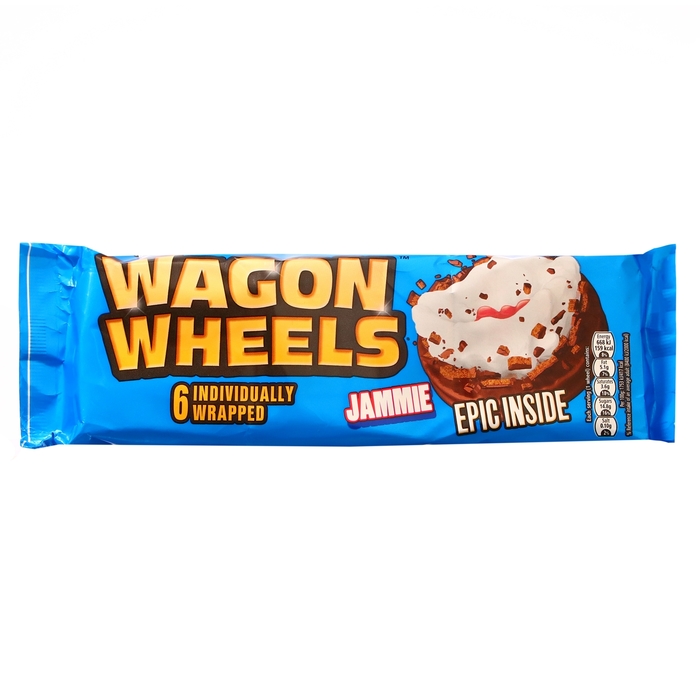 

Печенье глазированное “Wagon Wheels” с суфле, джемом и ароматом шоколада, 228,6 г