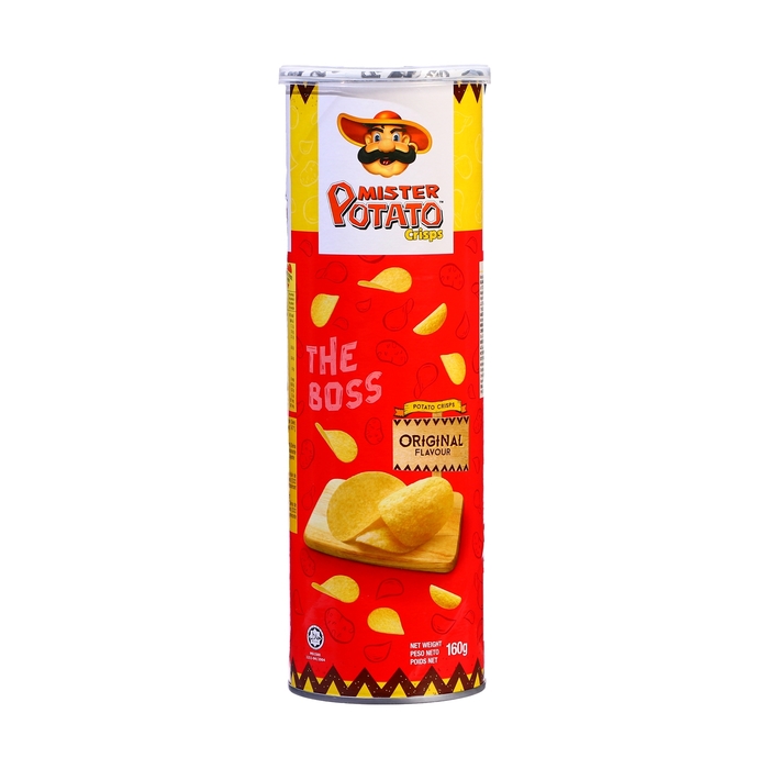Картофельные чипсы оригинальные Mister Potato Original, 160 г чипсы oishi toss original 85 г