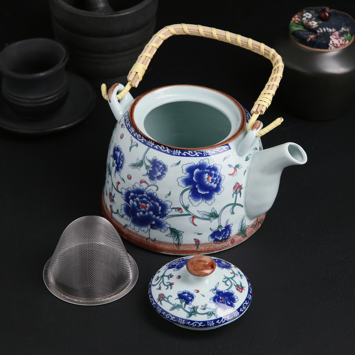 Чайник заварочный 900 мл "Цветение роз"