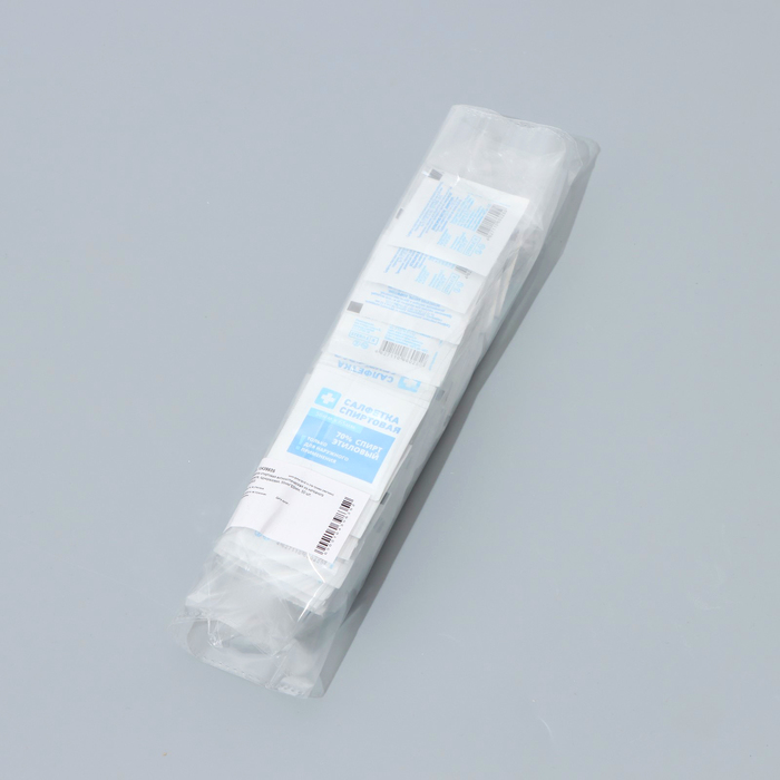 Салфетка спиртовая антисептическая из нетканого материала, одноразовая, 56мм*65мм, 50 шт. 50 шт одноразовые полотенца из нетканого материала