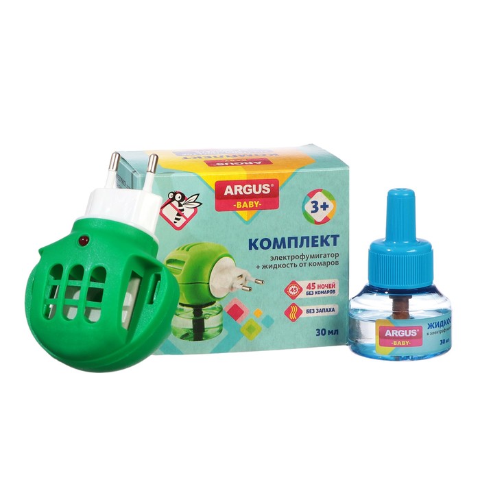

ARGUS BABY Комплект - Жидкость ( 30мл)+фумиг.45/24