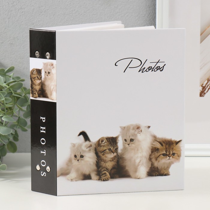 Фотоальбом на 200 фото 10х15 см Кошки-2 (4 кошки)